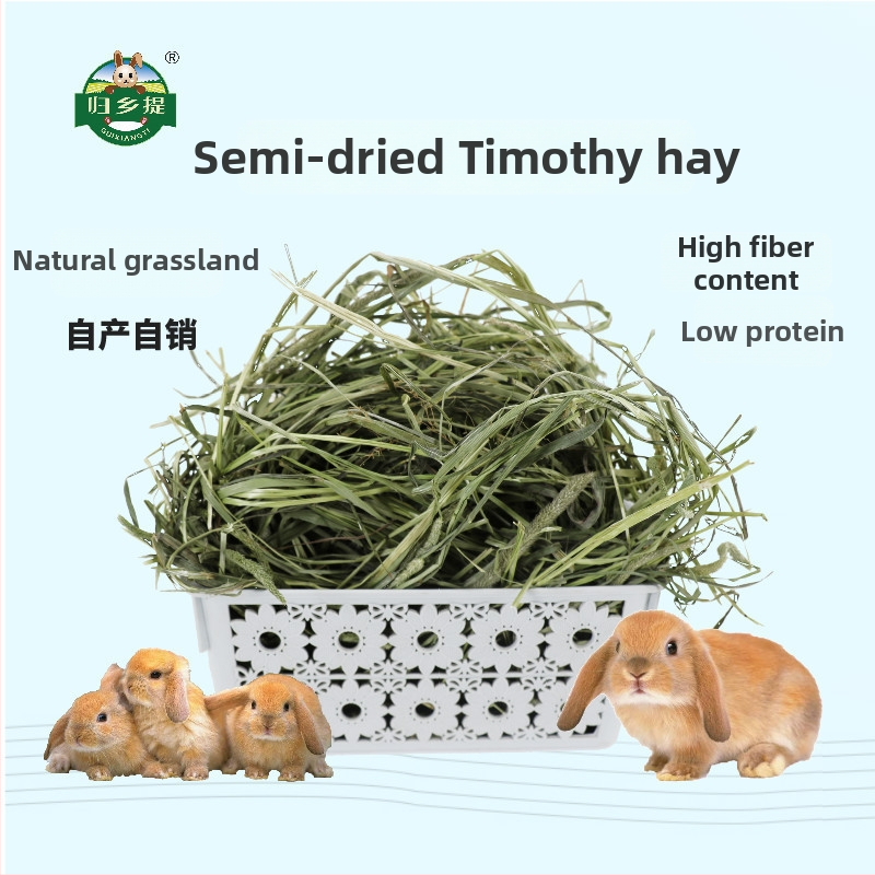 Džiovinta Timotijos žolė triušiams ir žiurkėnams – naminių gyvūnėlių maistas