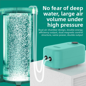 Akvariumo deguonies siurblys — tylus darbas, Yinas prekės ženklas, svoris 176–706 g