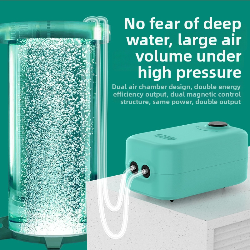 Akvārija skābekļa sūknis — klusa darbība, zīmols Yinas, svars 176–706 g