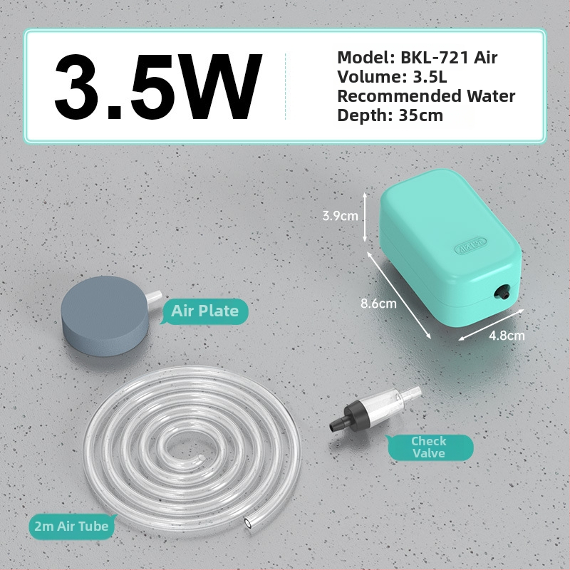 Akvariumo deguonies siurblys — tylus darbas, Yinas prekės ženklas, svoris 176–706 g