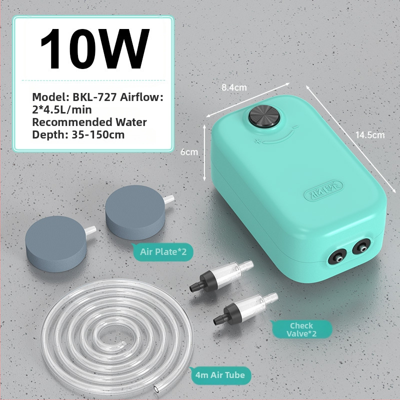 Akvariumo deguonies siurblys — tylus darbas, Yinas prekės ženklas, svoris 176–706 g