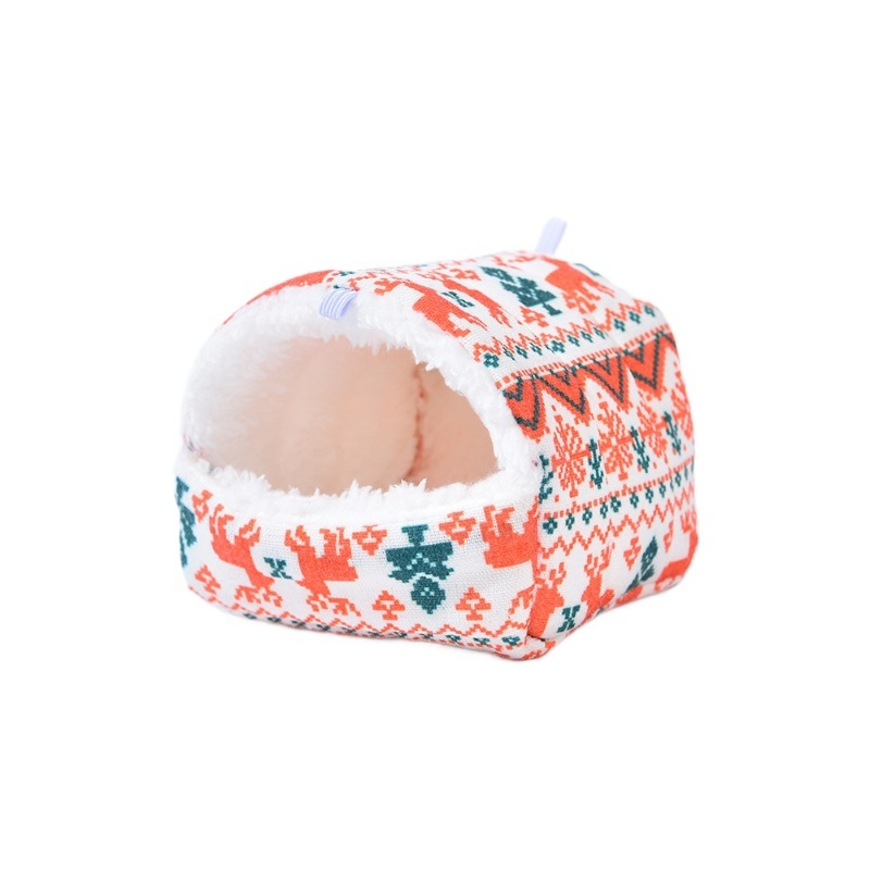 Hamsteri voodi koos pesakasti ja hamakoga | Nelja aastaaja kasutamiseks, Materjal: Kangas + lambavill, Bränd: Jiawang yimiao