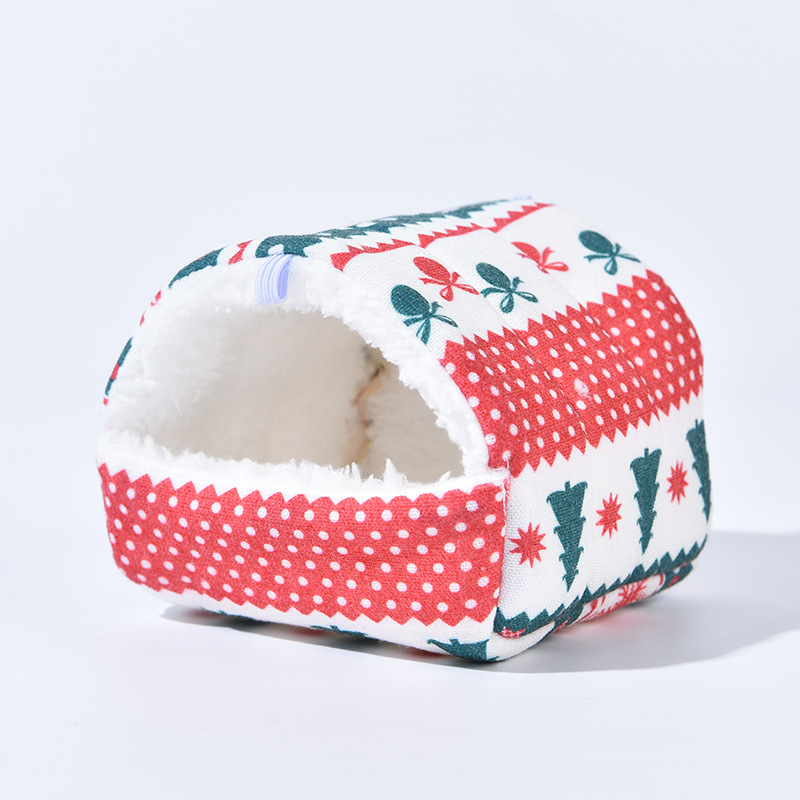 Hamsteri voodi koos pesakasti ja hamakoga | Nelja aastaaja kasutamiseks, Materjal: Kangas + lambavill, Bränd: Jiawang yimiao