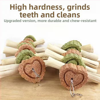 Sauso maistą — kramtomos žaisliukas su saldumais bambuko lazdelėmis mažiems gyvūnėliams; Tipas: Sausas maistas; Taikymo lygis: Visuotinis; Prekės ženklas: Carrot valley; Produkto kategorija: Naminių gyvūnėlių maistas