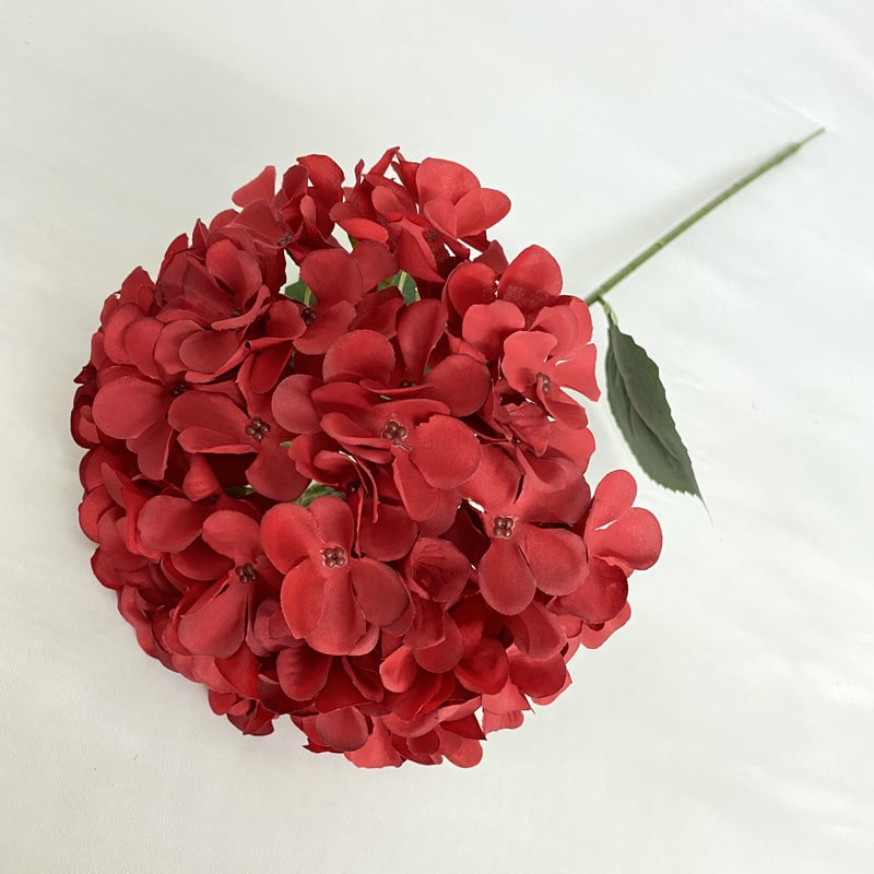 Umjetna hortenzija s jednim stabljikom – vjenčana dekoracija i rekvizit za fotografiju; Marka: Yiyi Flowers; Sorta: Single Dream Hydrangea; Proces: Drugo; Upotreba: Drugo