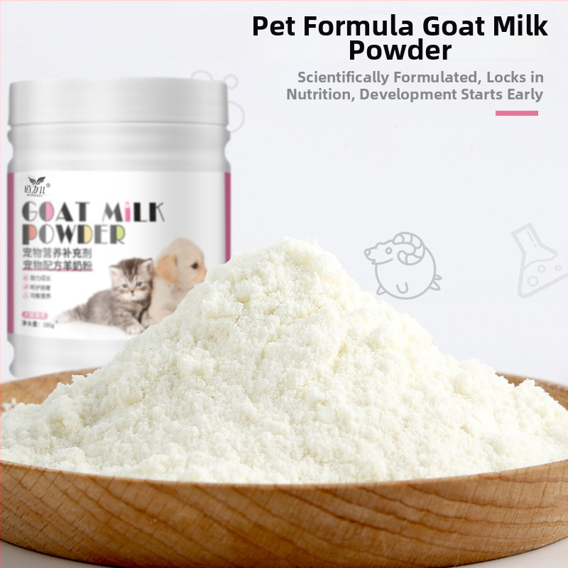 Daoliqi kazas piena pulveris mājdzīvniekiem, 280 g — uztura piedeva suņiem un kaķiem, vispārēja lietošana, iepakojums 40 gab