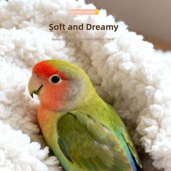 Väikeste lemmikloomade linnupesa – talvine soe puuvillane pesa, paksu isolatsiooniga magamiseks ja paljundamiseks