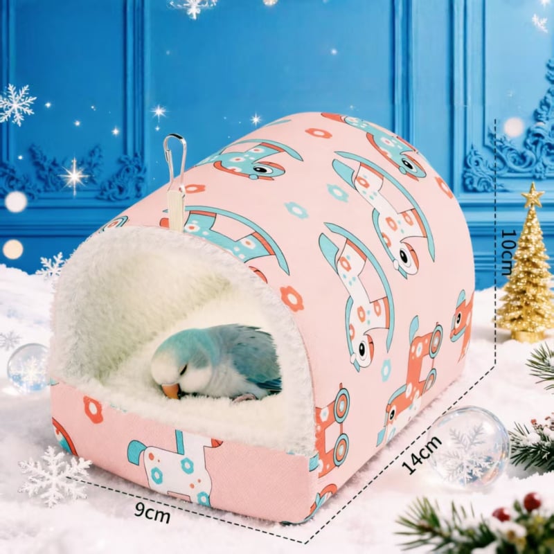 Väikeste lemmikloomade linnupesa – talvine soe puuvillane pesa, paksu isolatsiooniga magamiseks ja paljundamiseks