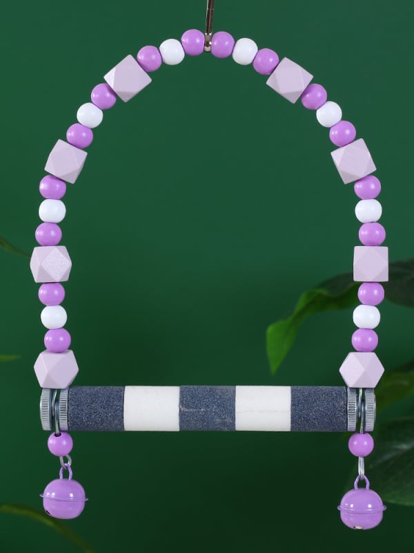 Papūgų žaislų ir priedų rinkinys – specialus sūpynės žiedas paukščiams, nagų šlifavimo lazdelė, tigro rašto dizainas, narvo laipteliai, kramymo žaislas (Kilmė: Shandong; Amžius: Suaugęs; Svoris: 10; Kategorija: Namų gyvūnas)