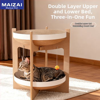 Kassil gofreeritud kartondist; kassidele; Kategooria: koduloomade pesad ja karjad (Materjal: gofreeritud karton; Toote kategooria: kassalind; Kategooria: koduloomade pesad ja karjad)