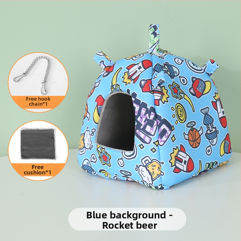 Kinnitatud pesa väikeste lemmikloomade jaoks, nelja aastaajaga – kanga pesa hamstrile, Xiao Hangli kaubamärk