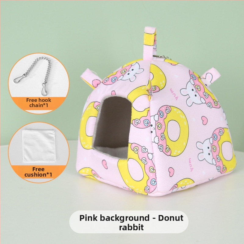 Kinnitatud pesa väikeste lemmikloomade jaoks, nelja aastaajaga – kanga pesa hamstrile, Xiao Hangli kaubamärk