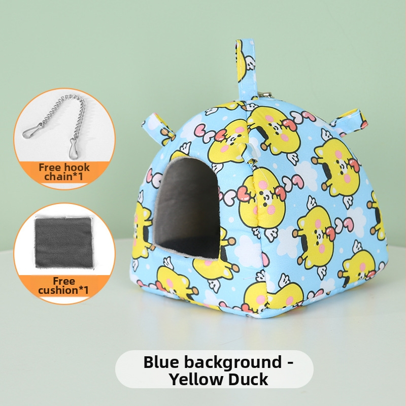 Kinnitatud pesa väikeste lemmikloomade jaoks, nelja aastaajaga – kanga pesa hamstrile, Xiao Hangli kaubamärk