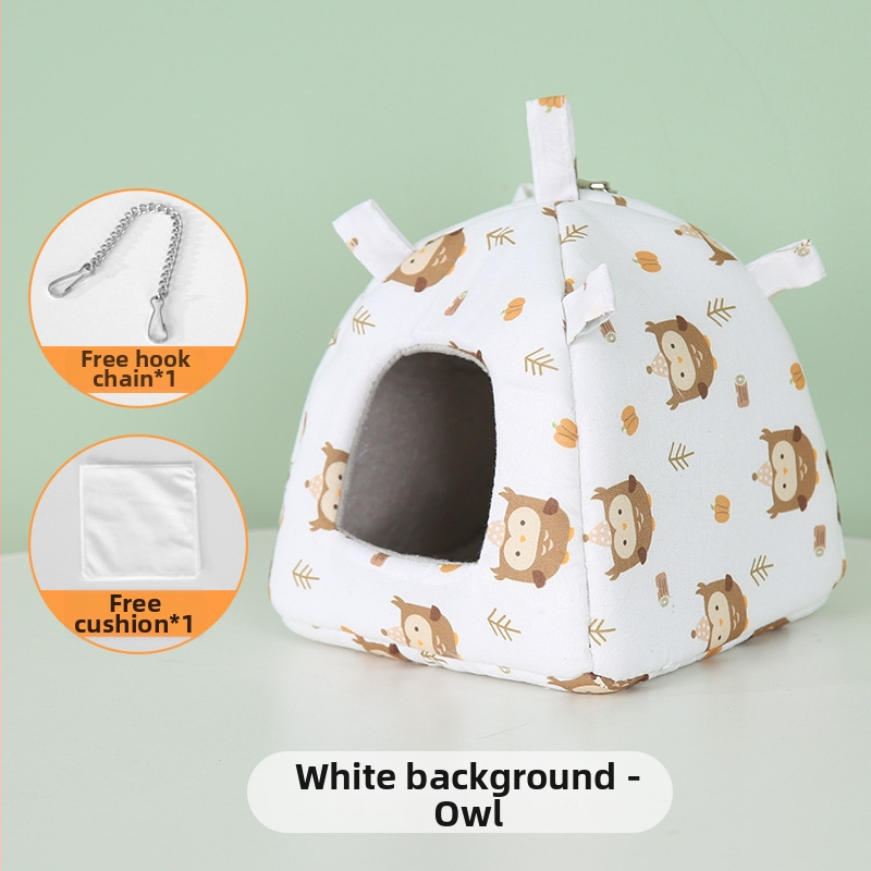 Kinnitatud pesa väikeste lemmikloomade jaoks, nelja aastaajaga – kanga pesa hamstrile, Xiao Hangli kaubamärk