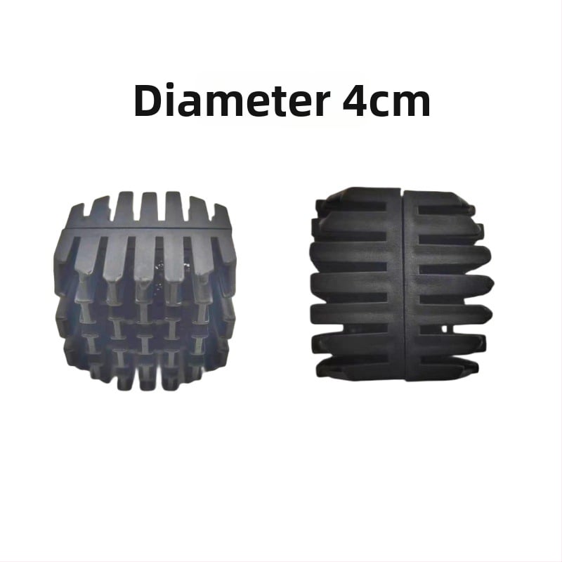 Akvaariumi filtreerimismaterjal – nitrifitseerivad bio-pallid, tühja disainiga, PP + puuvill, 6 g