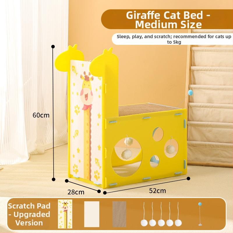 Kassi pesa Wheat zaizai – plastikust, kassidele