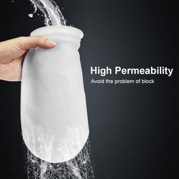 Аквариумна филтърна торба за долно филтриране, полиестерна филтърна тъкан, филтър за течности, сухо/мокро разделение