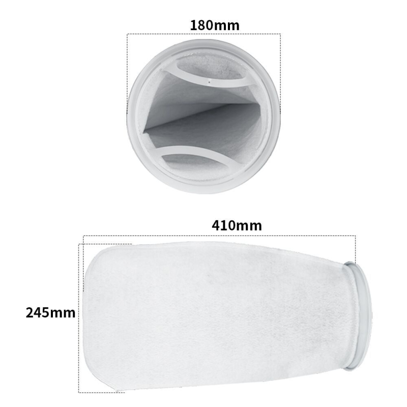 Аквариумна филтърна торба за долно филтриране, полиестерна филтърна тъкан, филтър за течности, сухо/мокро разделение