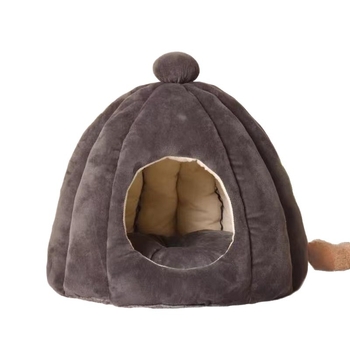 Aizvērts ziemas siltuma kaķu namiņš Mongolijas jurtes stilā, auduma materiāls (Materiāls: Audums; Izcelsme: Cita; Importēts: Nē; Zīmols: Cits; Piemērots: chinchilla)