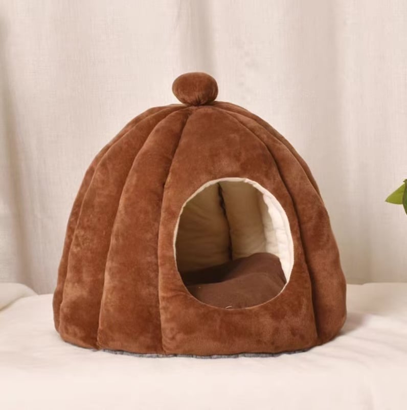 Aizvērts ziemas siltuma kaķu namiņš Mongolijas jurtes stilā, auduma materiāls (Materiāls: Audums; Izcelsme: Cita; Importēts: Nē; Zīmols: Cits; Piemērots: chinchilla)