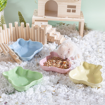 Keraamiline hamsteri söögikauss — bränd Shuo ni; materjal: keraamika; päritolu: Chaozhou, Guangdong; mõeldud hamsteritele