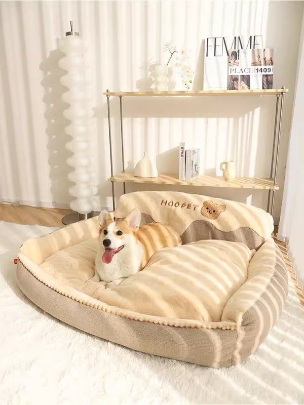 Koeravoodi, kõikide aastaaegade soojus, kangas, eemaldatav ja pestav kate