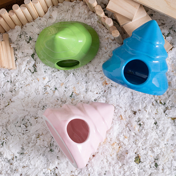 Cuib ceramic iglu pentru hamster, potrivit tuturor anotimpurilor