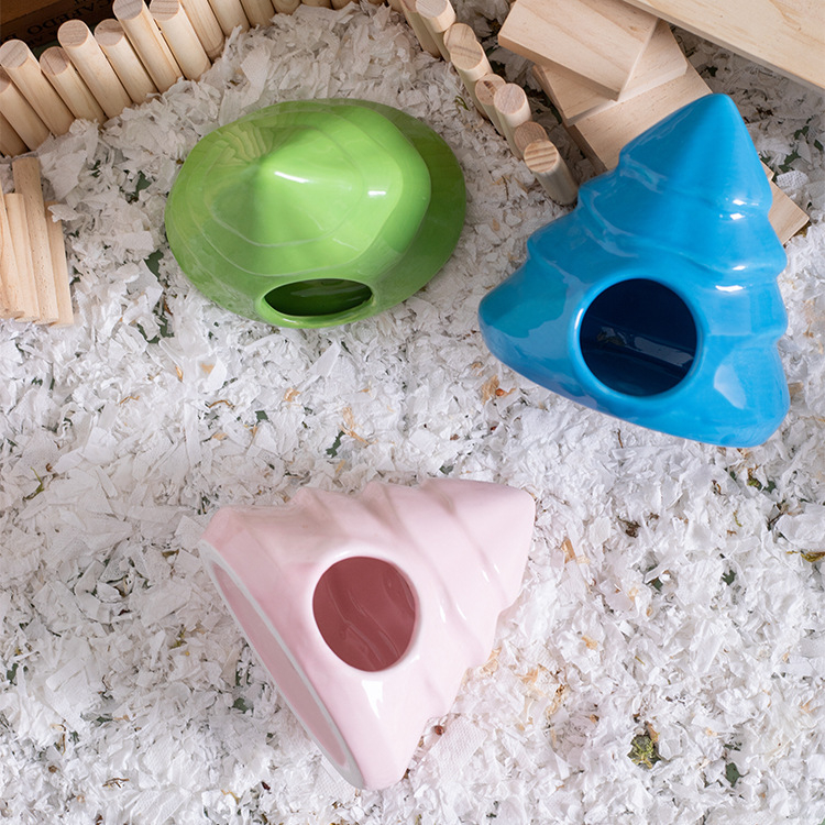 Cuib ceramic iglu pentru hamster, potrivit tuturor anotimpurilor