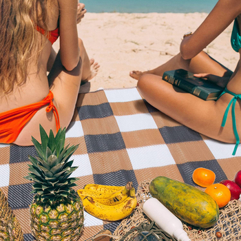 Nedvességálló, strapabíró kültéri kertmatrac, hordozható kemping/RV alátét, PP anyag, nemszőtt textil, 300–600 g, 1–5 személynek