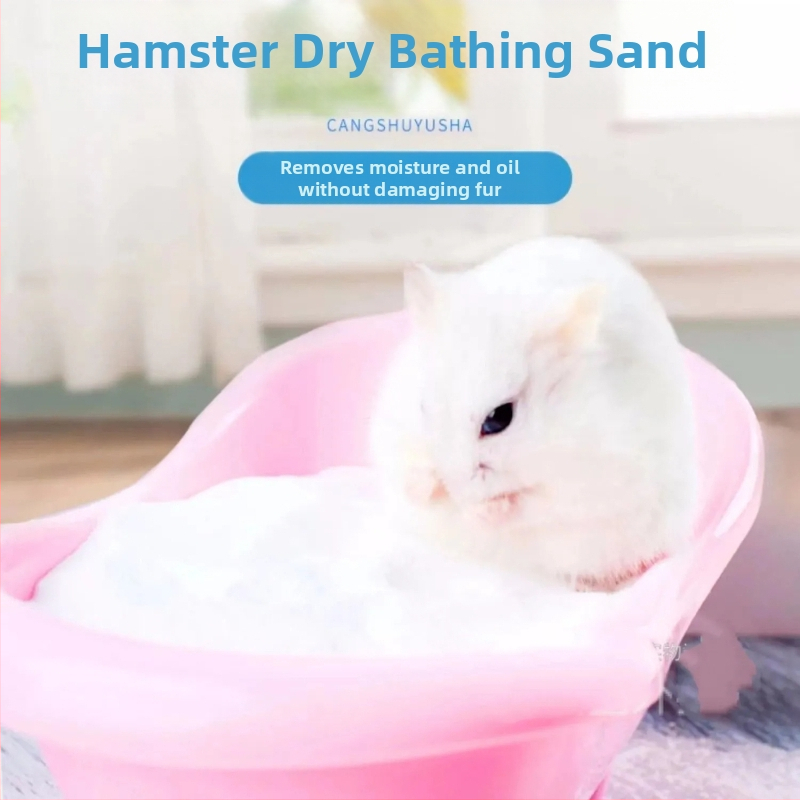 Jiexi piesok na kúpanie pre hamsterov – starostlivosť o srsť, čistenie srsti, pre hlodavce, Pôvod: Iné