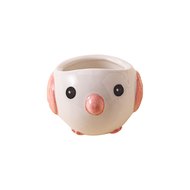 Vas ceramic pentru hrana de papagal, anti-scăpare, pentru păsări mici, origine Chaozhou