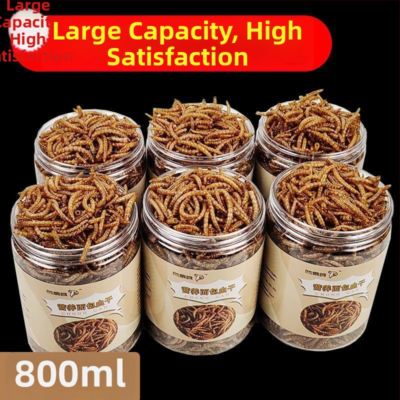 Hamsteri toit kuivatatud vastsete seguga — Kaubamärk Happy Parrot, Tootekood 123, Sobib hamsteritele ja väikestele lindudele