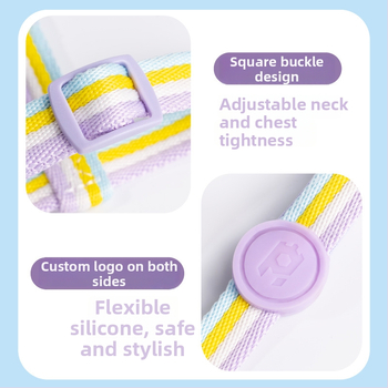 Katės harnasas ir pavadėlis – krūtinės liemenės stilius, reguliuojamas, atsparus pabėgimui, audinys