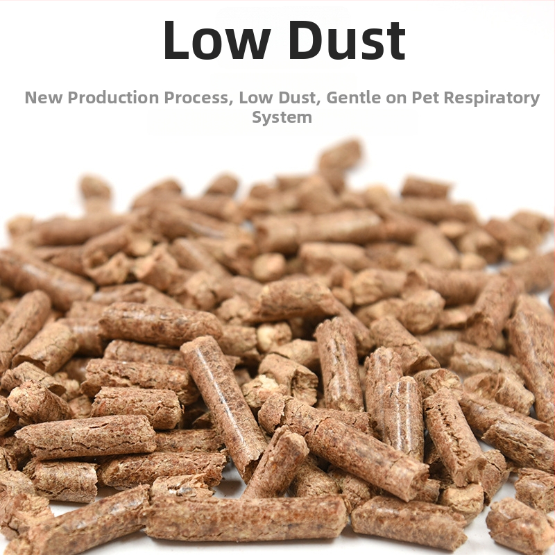 Pušies medžio granulių kraikas katėms su aktyvuota anglimi, dezodoruojantis ir drėgmę sugeriantis, masinės pakuotės