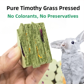 Džiovinta maistas — Timotijos žolės pyragas triušiams, činčiloms, žiurkėms ir jūrų kiaulytėms — 130 g — Radish Valley