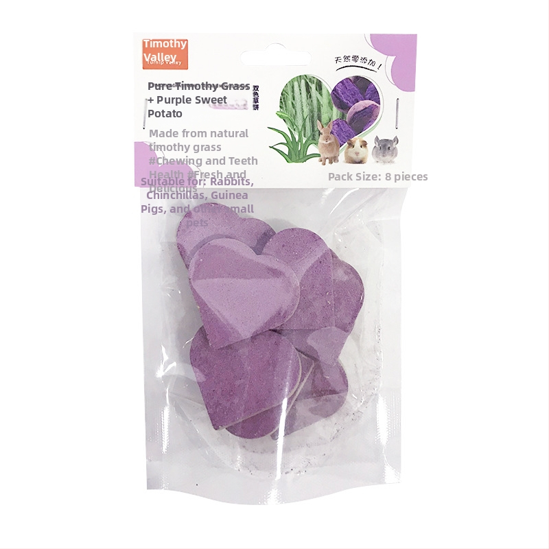 Džiovinta maistas — Timotijos žolės pyragas triušiams, činčiloms, žiurkėms ir jūrų kiaulytėms — 130 g — Radish Valley