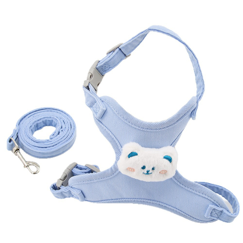 Set povodac i hama za mačku i psa, vest stil, poliester, LH marka