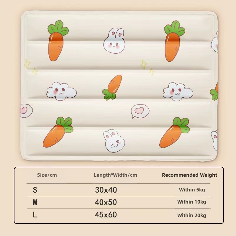 Šunims skirtas vėsinantis kilimėlis — drobinė medžiaga, naujas vasaros modelis