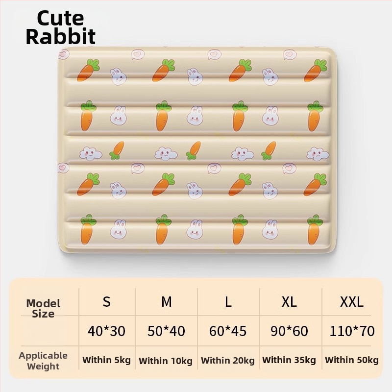 Šunims skirtas vėsinantis kilimėlis — drobinė medžiaga, naujas vasaros modelis