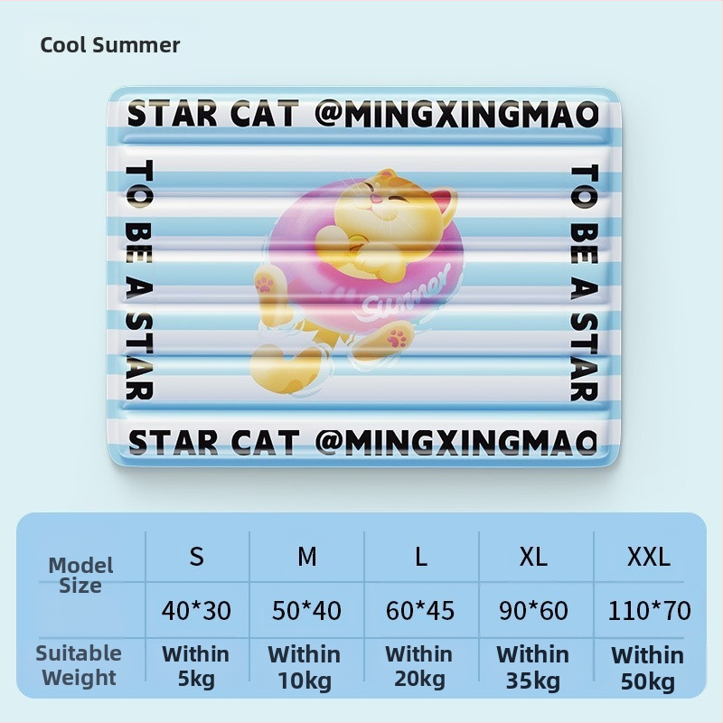 Šunims skirtas vėsinantis kilimėlis — drobinė medžiaga, naujas vasaros modelis