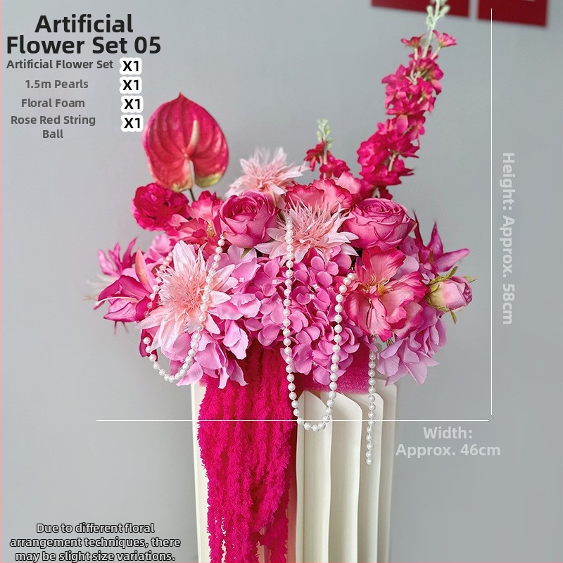 Vestuvinės patalpų fono rekvizitas – romantiška nuotaika, kaspinų dekoracijos, plastmasės medžiaga, tinkama vestuvėms