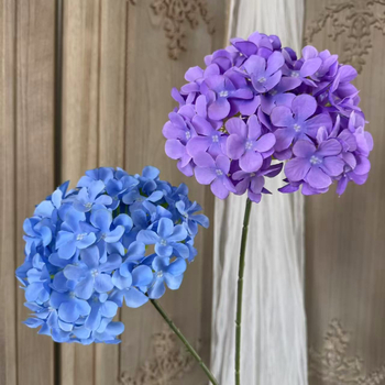 Hidrangejos dirbtiniai žiedai vazoje – vestuvėms dekoravimui, nuotraukų rekvizitas, namų dekorui