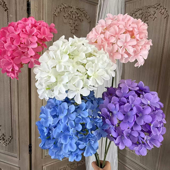 Hidrangejos dirbtiniai žiedai vazoje – vestuvėms dekoravimui, nuotraukų rekvizitas, namų dekorui