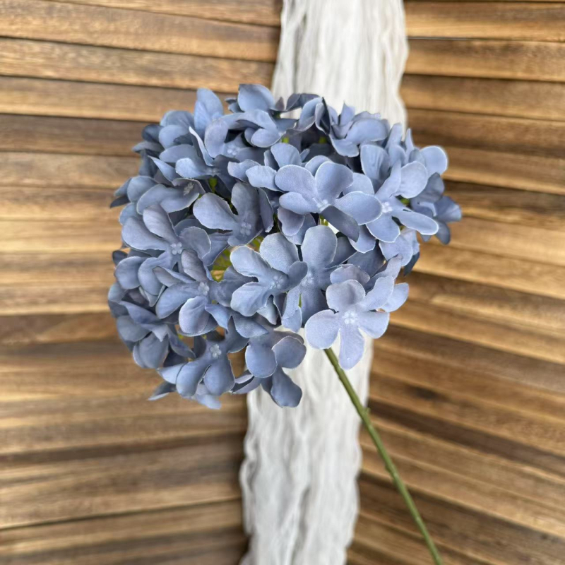 Hidrangejos dirbtiniai žiedai vazoje – vestuvėms dekoravimui, nuotraukų rekvizitas, namų dekorui