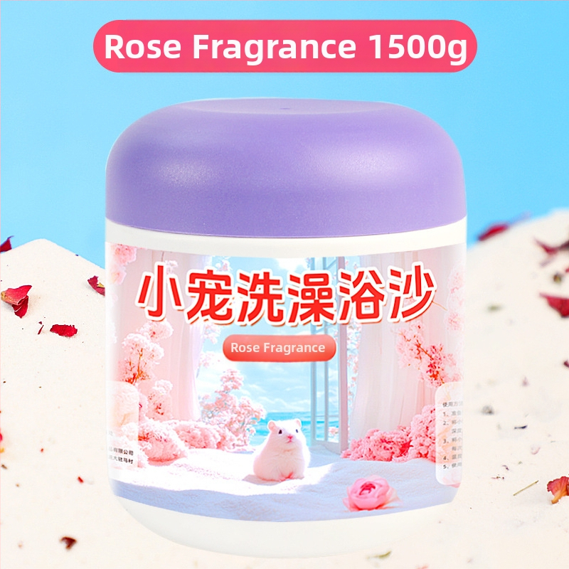 Hamsterio vonios smėlis su gėlių žiedlapiais – kvapų šalinimas, priemonė mažiems gyvūnams (Kilmė: Shandong; Importuotas: Ne; Pagrindinės rinkos: Kitos; Privatus prekės ženklas: Taip; Kategorija: Naminių gyvūnų priežiūros įrankiai)