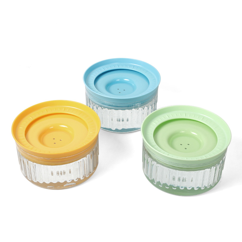 Middall Μπολ νερού κατοικίδιων - Διαφανές, Επιπλέουσα, Αντι-Σπλάς, Κρεμαστό, PET+PP+PVC