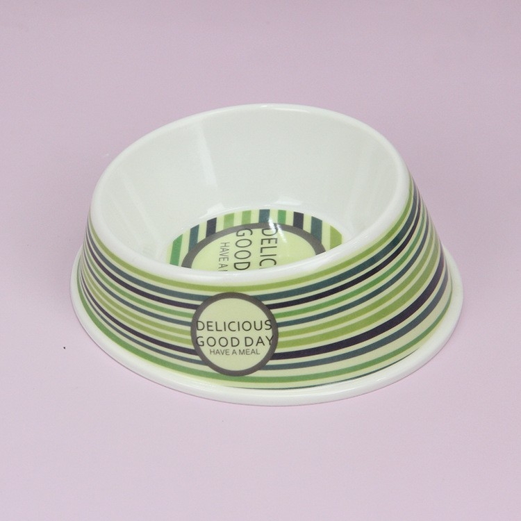 Μπολ φαγητού κατοικίδιων, μελαμινικό, μονό μπολ, με εκτύπωση, μάρκα Bobo, για σκύλους και γάτες