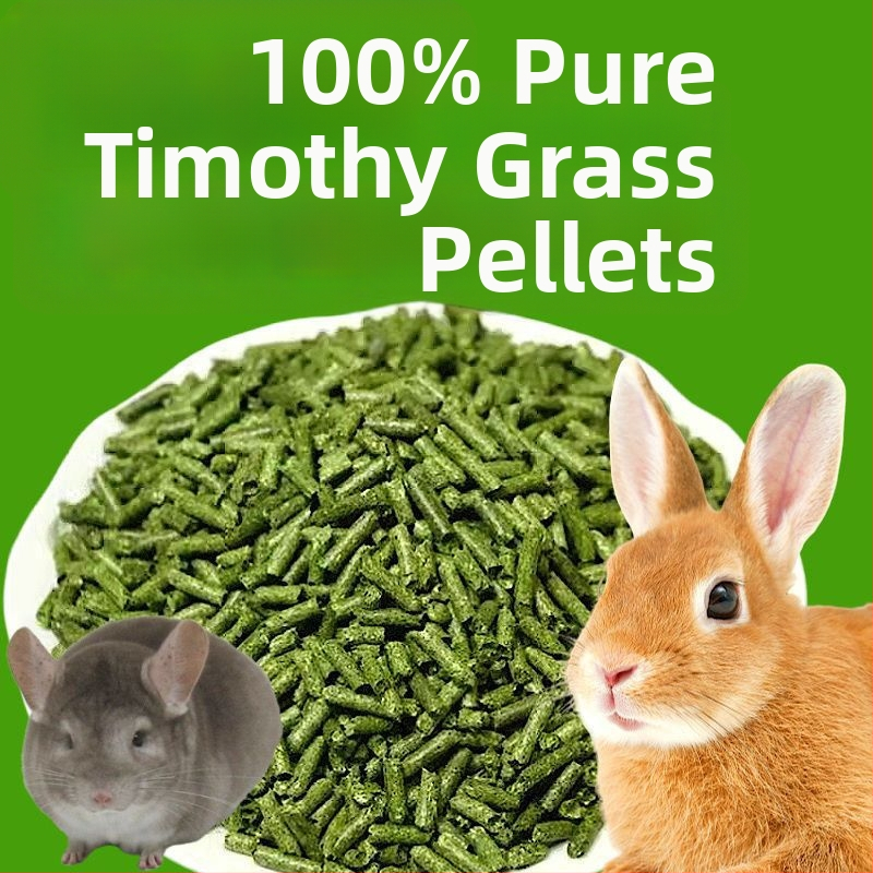 Drėgnas ėdalas su Timothy žolės granulėmis suaugusiems triušiams ir mažiems naminiams gyvūnėliams – naminiams gyvūnams skirtas ėdalas