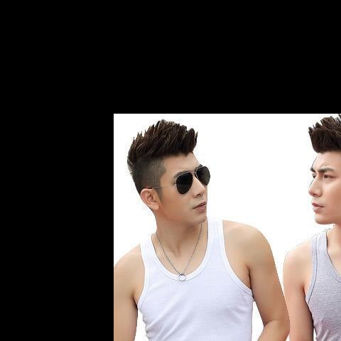 Meeste varrukateta top — ülili plāns, hingav polüester-puuvillase segu, ümmargune kaelus, peamine materjal: puuvill 95–100%, suvi 2024