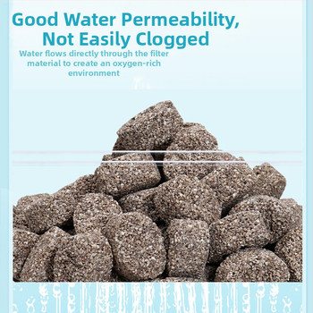 Naichong keraminių filtravimo medžiaga akvariumui su bakterijų kultūra, nano akmens filtras ir biocheminiai kamuoliukai